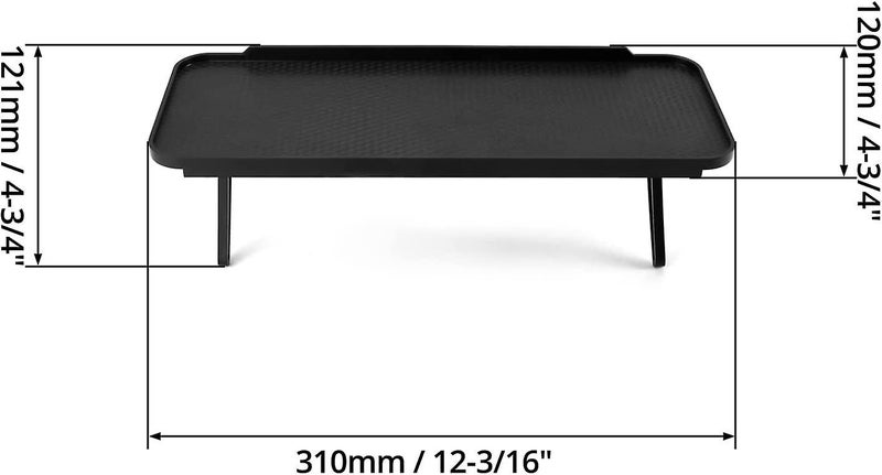 2 Pcs Tv Top Shelf , Screen Top Shelf , Plastic 120 X 310 Mm , To Hold Cable Box Carousel 5