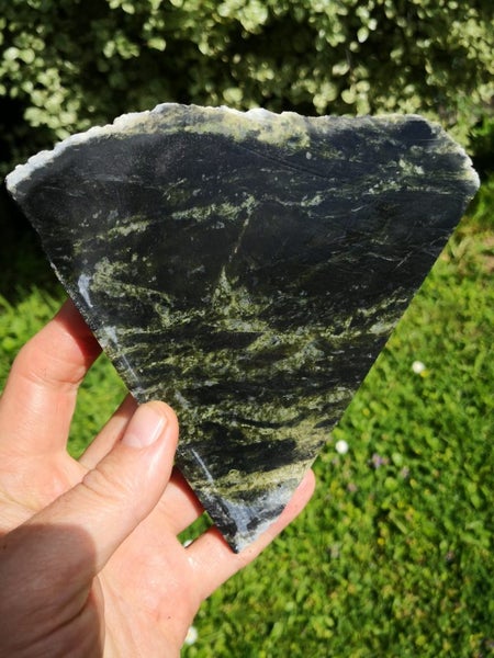 Pounamu greenstone carving slab tangiwai flower Carousel 1