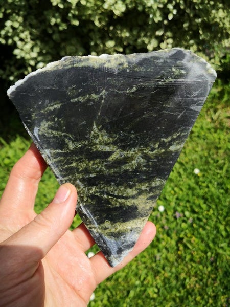 Pounamu greenstone carving slab tangiwai flower Carousel 2