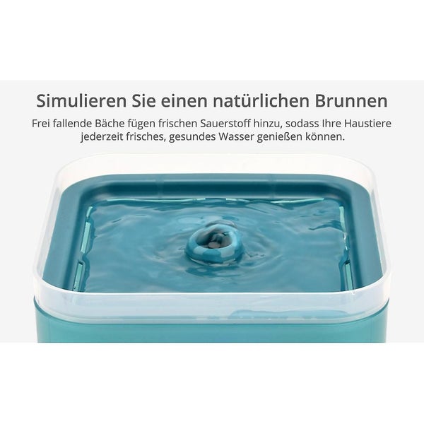 Water Fountain For Cat Dog With Led Ultra Quiet Automatic Water Dispenser 2l Ca Carousel 2