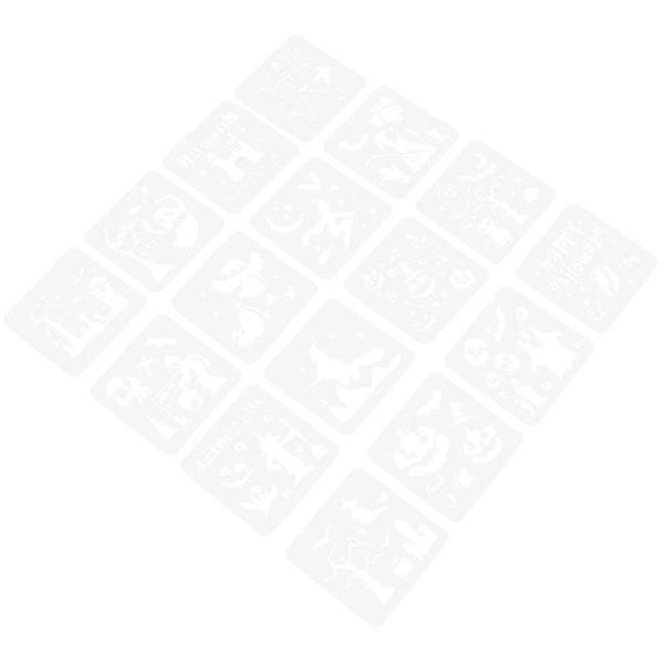 16pcs Halloween Stencils - Create Unique Designs for Your Halloween Decorations. Carousel 2