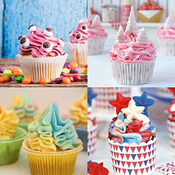 Nozzle Set, Professional Stainless Steel Russian Nozzle Attachments Cupcake Dec Carousel 4