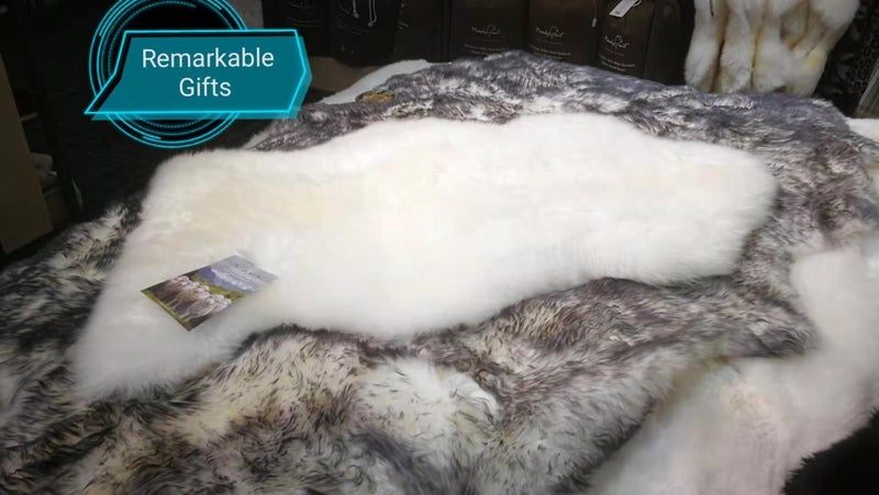 50% OFF New Zealand Made Premium Large Sheepskin Rug Carousel 1