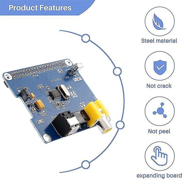 Sc07 Raspberry Pi Hifi Digi+ Digital Sound Card I2s Spdif Optical Fiber For Rasp Carousel 1