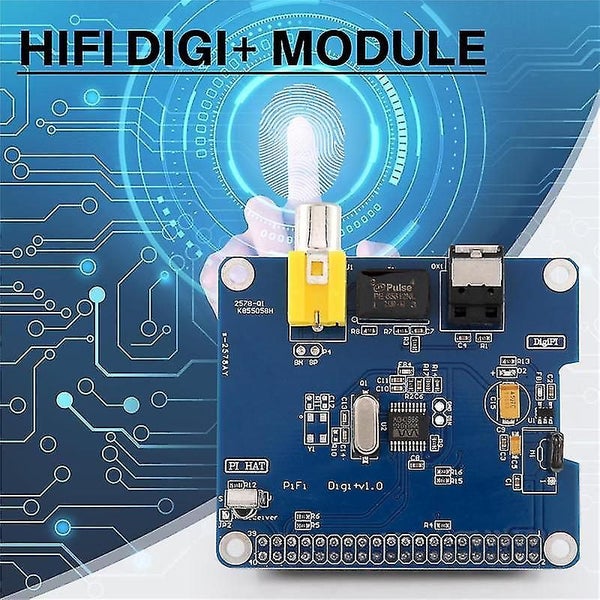 Sc07 Raspberry Pi Hifi Digi+ Digital Sound Card I2s Spdif Optical Fiber For Rasp Carousel 5