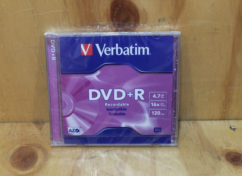 VERBATIM DVD+R RECORDABLE BLANK DISCS (IN PACKET) Carousel 1