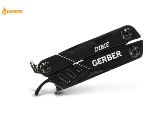 Gerber 4.3 Inch Dime Micro Outdoor Multitool - Black #Gr5551 Carousel 2