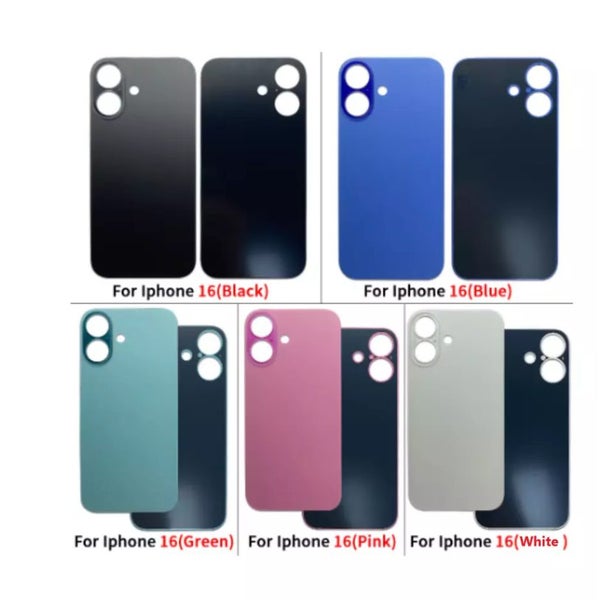 iPhone 16 Rear Back Glass - White Carousel 1