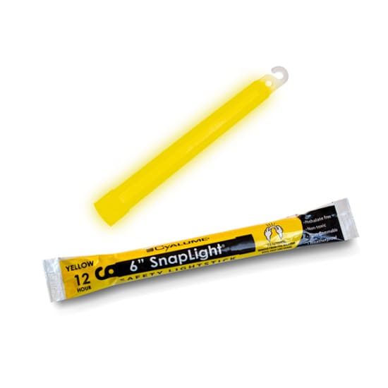 Cyalume SnapLight 6" Light Stick - 12 Hour Yellow (Each) Carousel 1