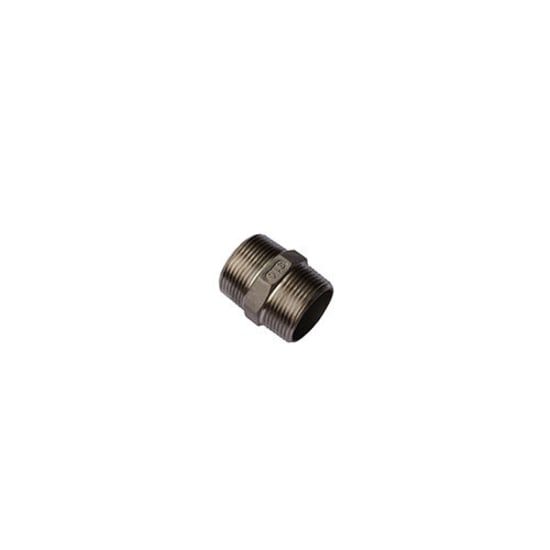Stainless Steel Hex Nipple BSP-3/4" (Each) Carousel 1