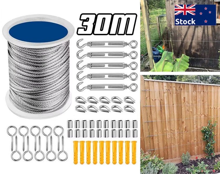 PVC-Coated Wire Rope for Garden Hanging 30M Carousel 1