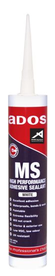 ADOS 8361 MS Adhesive Sealant 400g White (Each) Carousel 1