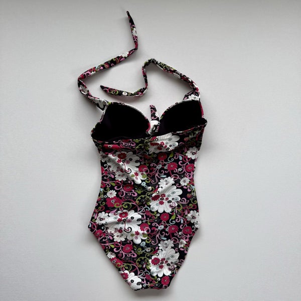 LingaDore Floral Halterneck Swimsuit/Togs Size 32 Size 10 Carousel 2