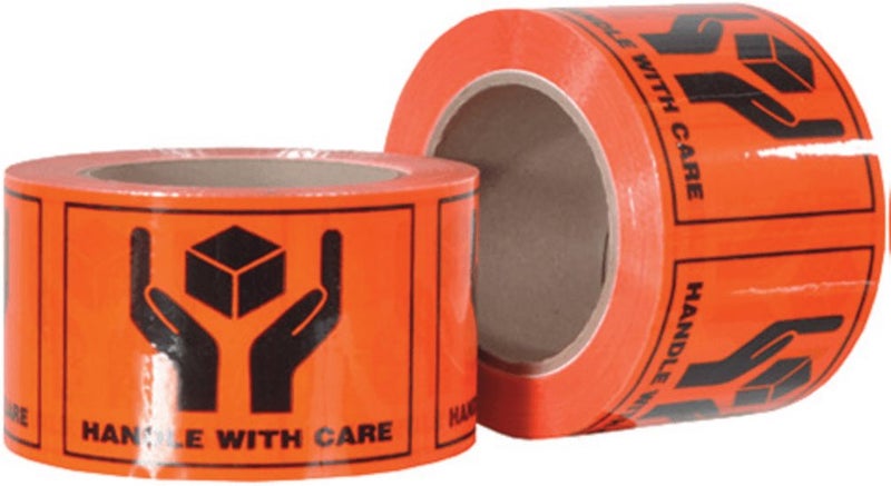 HANDLE WITH CARE Rippa Shipping PET Label-72mm x 100mm x 66m-660-Roll Carousel 1