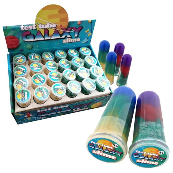 24 Pack Galaxy Slime Kit Party Favors,Super Soft Sludge Toy, Anxiety Relief Carousel 1