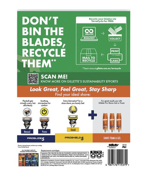 Gillette Fusion5 Blades Refill 16 Pack Carousel 2