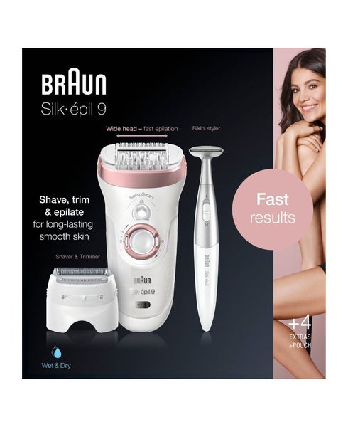 Braun Silk-Épil 9 Epilator With Bikini Trimmer Carousel 6