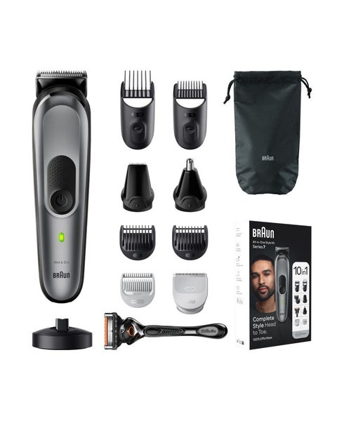 Braun Series 7 10-In-1 All-In-One Waterproof Style Grooming Kit With Charging Carousel 2