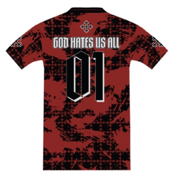 Slayer God Hates Us Rock FC Football Shirt Carousel 2