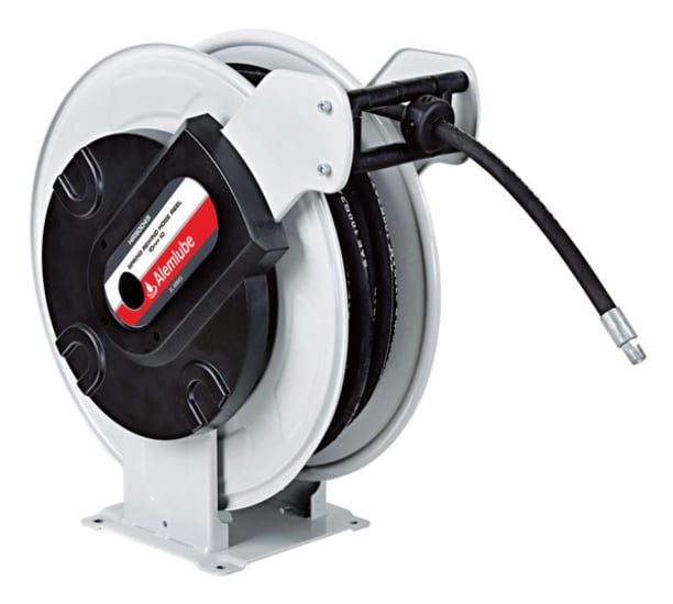 Alemlube EL Series Metal Oil/Fuel Hose Reel-3/4" x 20m (Each) Carousel 1