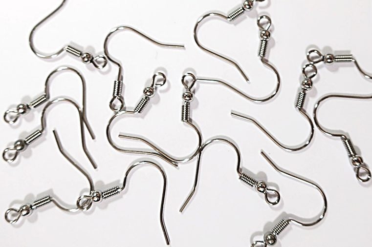 *$2.50 SALE* 10 PAIR SURGICAL STAINLESS STEEL FRENCH HOOKS Carousel 1