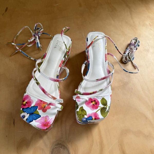 Lady Godiva Heeled Sandals Approx Size 6.5 - 7 ? Carousel 1