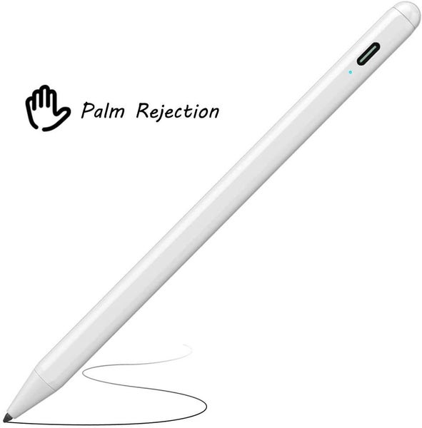 Magnetic Palm Rejection Pro Active Capacitive Stylus Pen For iPad - White Carousel 1