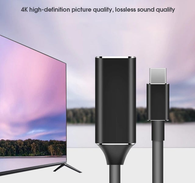 USB C 3.1 to HDMI 4K Display Adapter - Grey Carousel 2