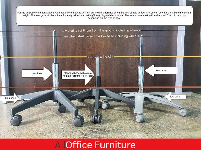 High gas lift office chair cylinder Carousel 1