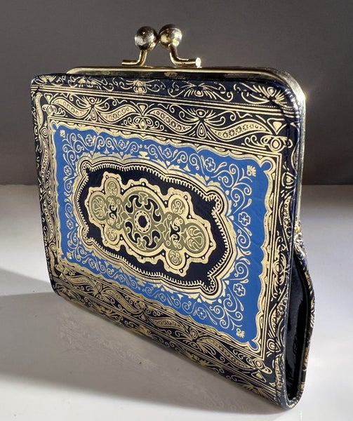 Vintage 1960s Italian 'Fiocchi' Leather Purse/Wallet Carousel 2