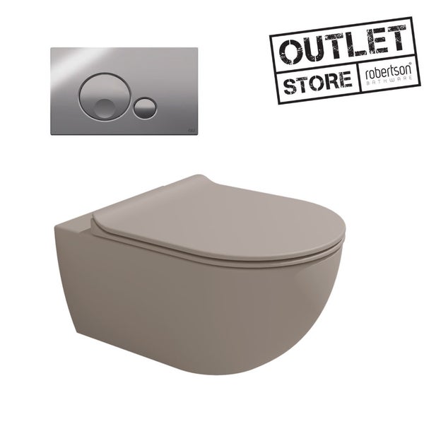 EX DISPLAY - APP GO CLEAN WALL HUNG PAN - ARGILLA Carousel 1