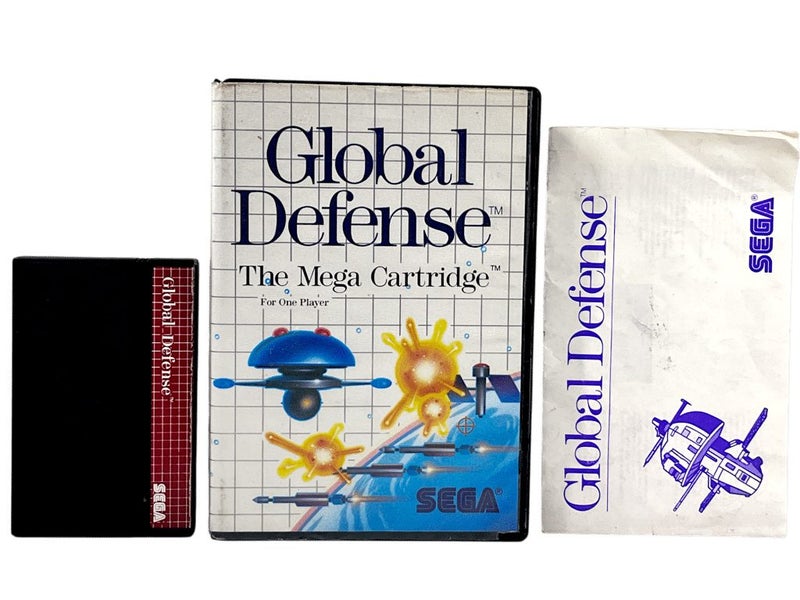 GLOBAL DEFENSE The Mega Cartridge (Sega Master System) *COMPLETE* Carousel 1