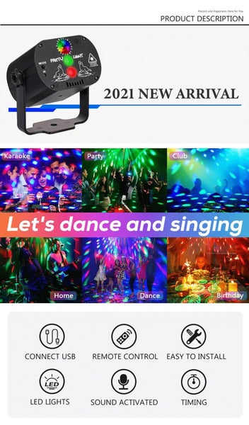 Stage Light Party Light Laser Light Carousel 6