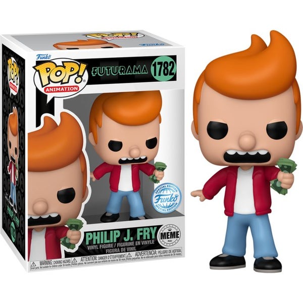 Futurama - Philip J. Fry "Shut Up and Take My Money" Meme Pop! Vinyl Figure Carousel 1