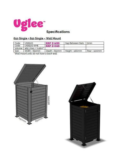 Outdoor Storage Wheelie Bin Heat Pump Cover Wood Bike Tool Shed Carousel 2