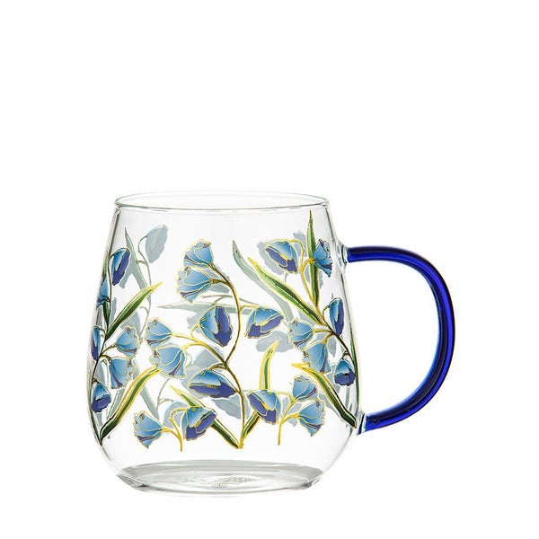 Ashdene Fleurette - Glass Mug - Bluebell Carousel 1