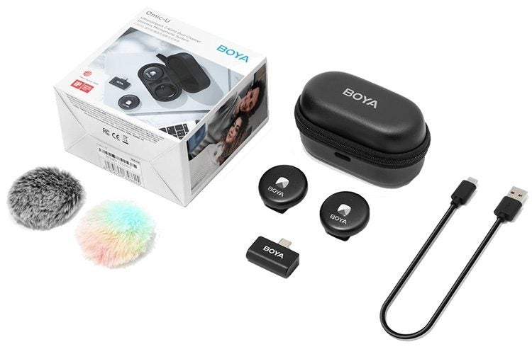 Boya Omic-D Wireless Lavalier Microphone for iPhone iPad Carousel 4