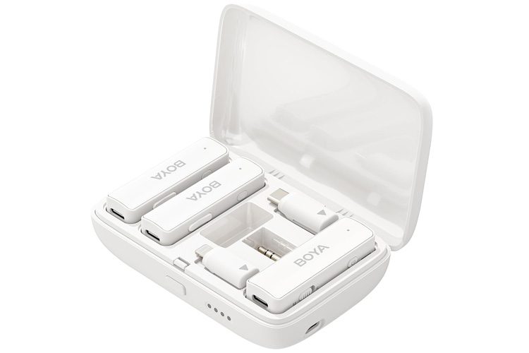 Boya BOYALINK All-In-One Wireless Microphone System - White Carousel 1