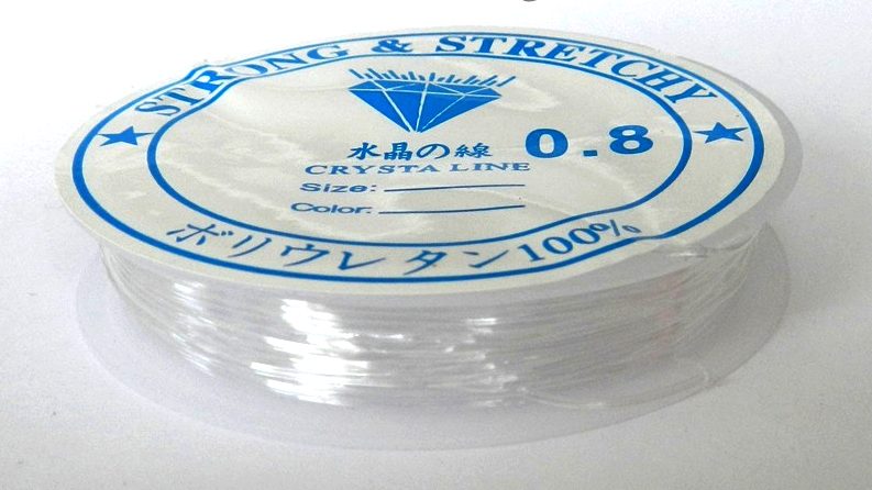 CLEAR .8 mm BEADING ELASTIC Carousel 1