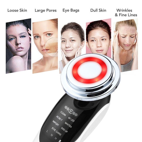 7 in 1 EMS Microcurrent Beauty Device Face Cleaning Vibration Massager Carousel 2