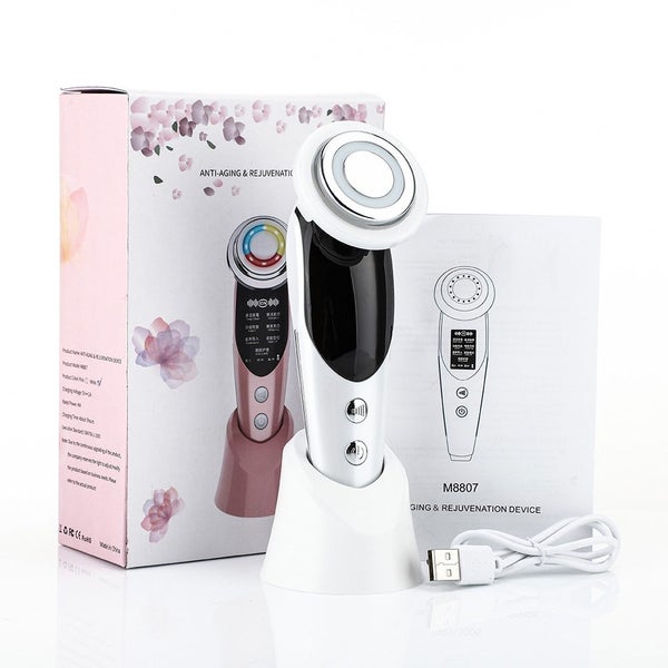 7 in 1 EMS Microcurrent Beauty Device Face Cleaning Vibration Massager Carousel 5