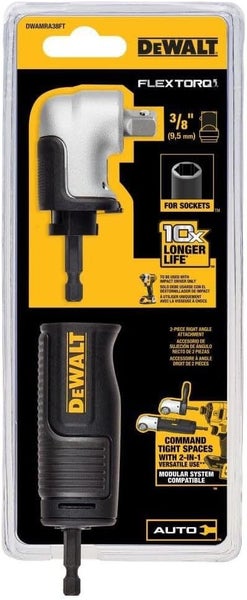 DeWalt DWAMRA38FT 3/8" FLEXTORQ® Square Drive Modular Right Angle Attachment Carousel 1