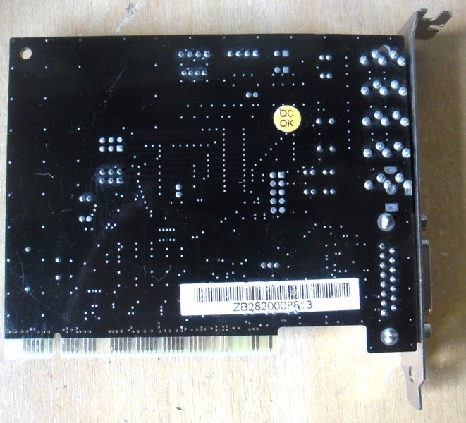 Genius Sound Maker PCI sound card, removed from working system Carousel 2
