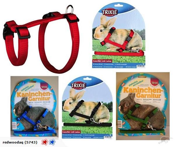 Adjustable Rabbit Harness & Lead Set Carousel 1