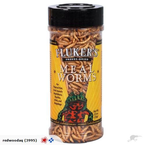 Flukers Freeze Dried Meal Worms 54g Carousel 1