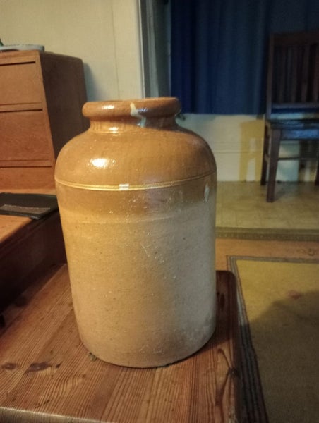 Earthenware jar/pot 34x22cm Carousel 2