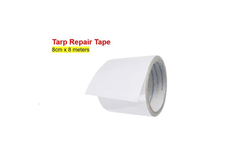 PTN 8cm×8m Clear Tarp Repair Tap Adhesive Repair join tape tarpaulin pvc Carousel 1
