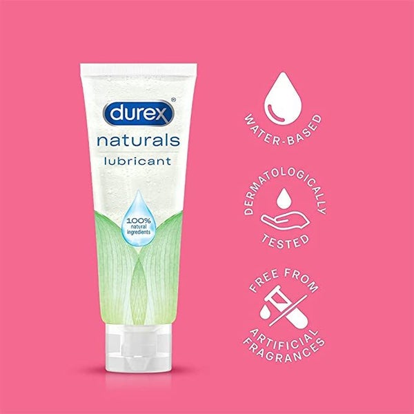 Durex Pure Naturals Intimate Gel Personal Lubricant 100ml Water Based Lube Carousel 2
