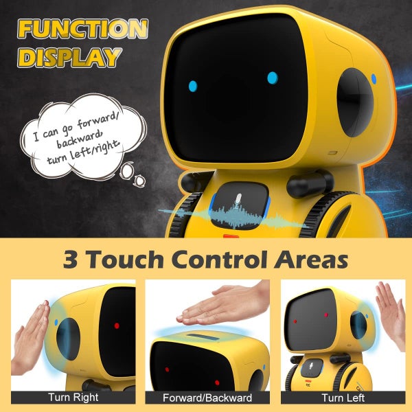 Voice Control Robot Toy for Kids, STEM Educational Robotics, Dance, Sing, Speak Carousel 2