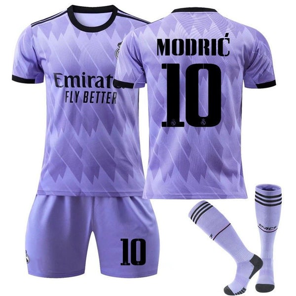 MODRIC #10 Real Madrid Club Away Jersey 2022/23 Soccer Jersey Kit Carousel 1